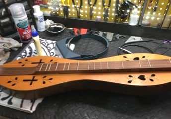 Appalachian mountain lap dulcimer setups and repair in Kennesaw.