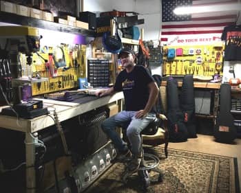 Luthier services in Atlanta for setups, repairs and mods of acoustic and electric guitar and bass instruments.