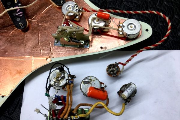 Guitar wiring repair, replacement, upgrades